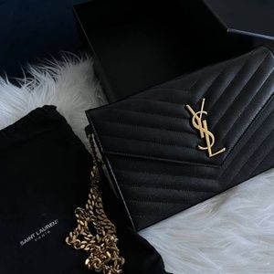 YSL CASSANDRE CLUTCH WALLET ON CHAIN
